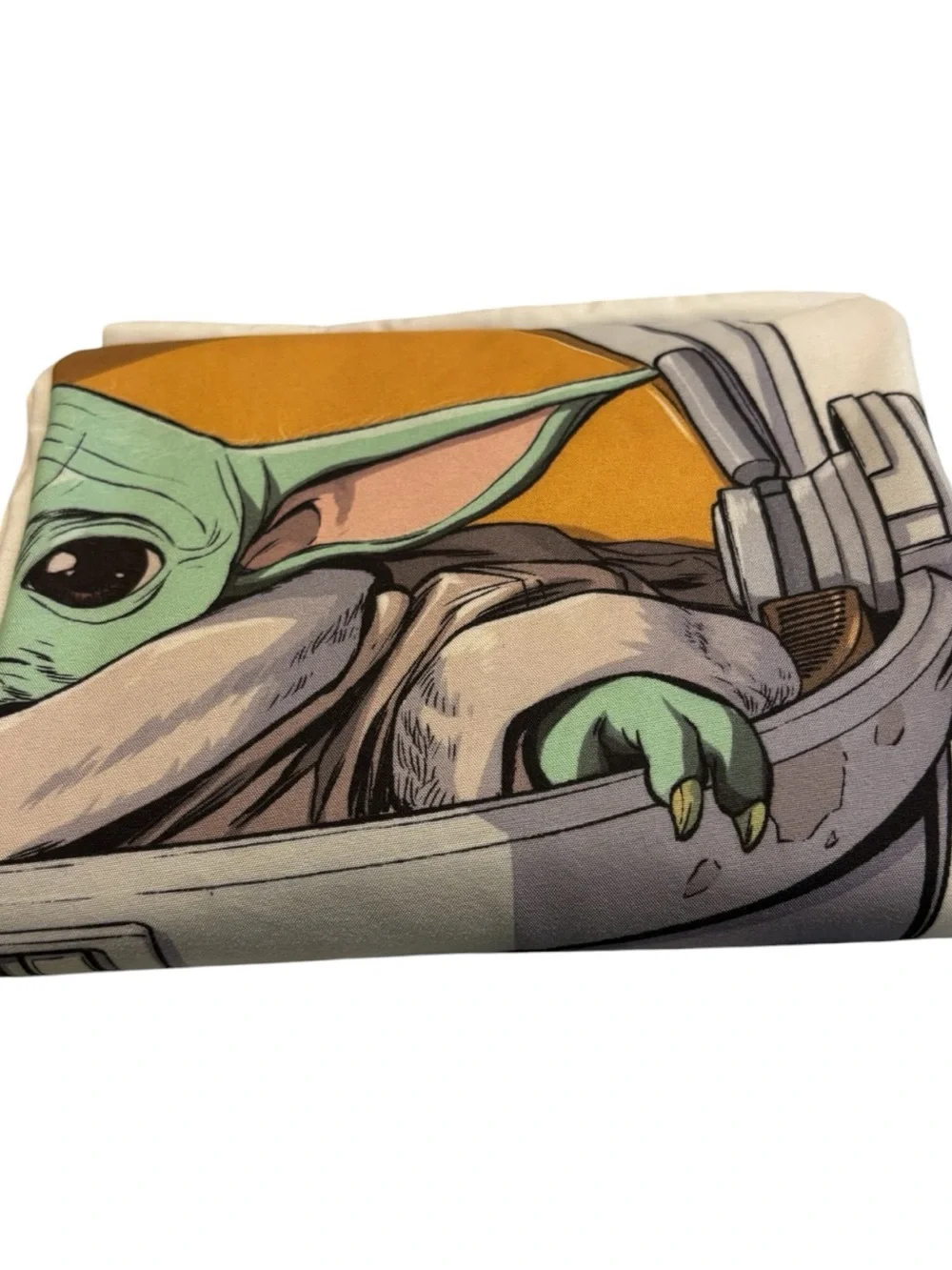 Star Wars Mandolorian Curious Child Standard Pillowcase Grogu Precious Cargo